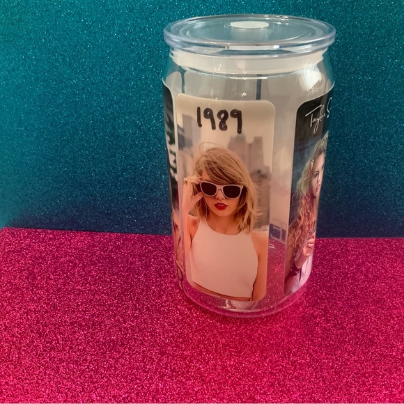 Taylor Swift 16oz Acrylic Sealed Can Cup with Straw - Picture 5 of 12